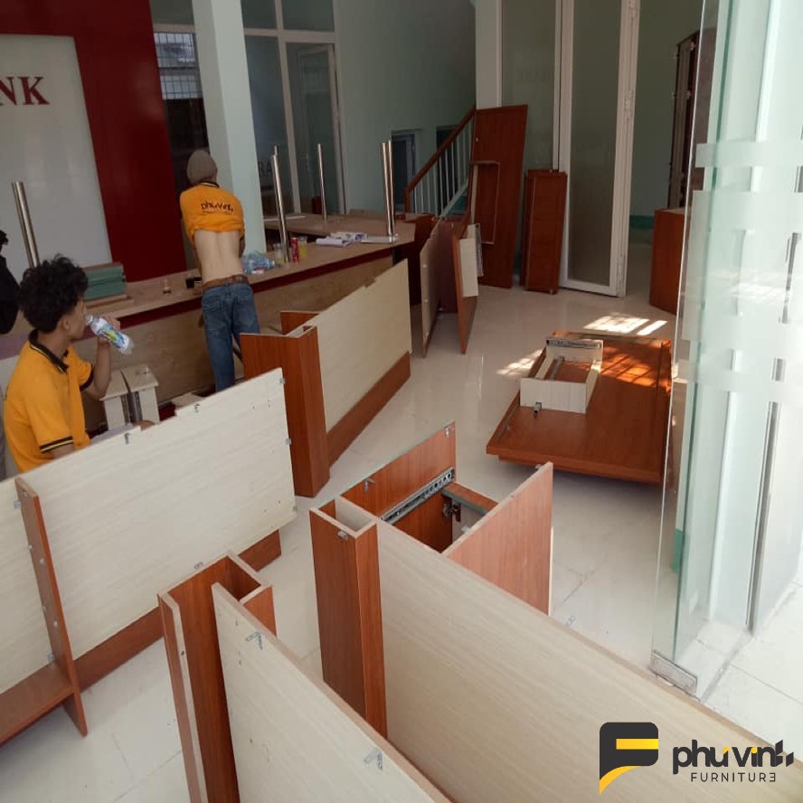 Thi Công Nội Thất Trọn Gói Giá Rẻ 103 nội thất văn phòng aribank phuvinhdecor